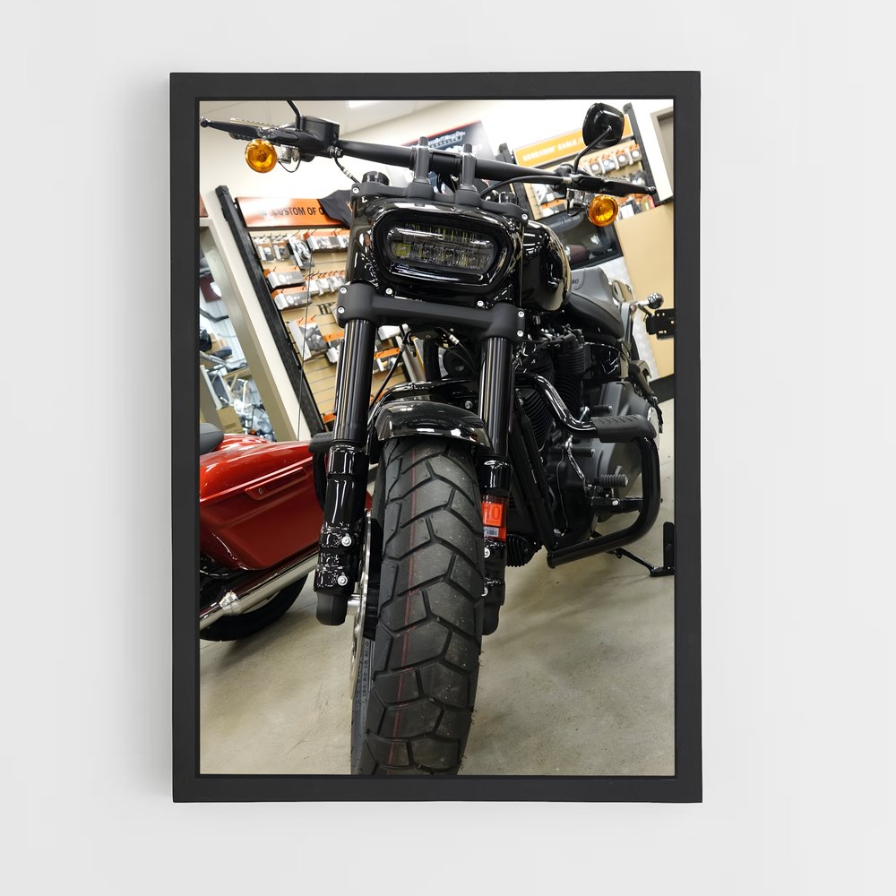 Poster Fat bob magnifique – affiche Harley-Davidson (vue 2)